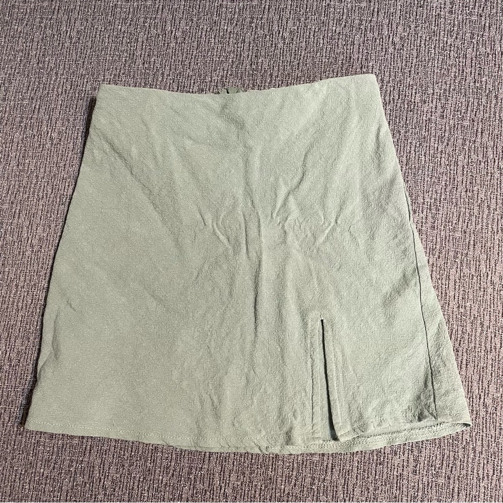 Princess Poly Green Mini Skirt